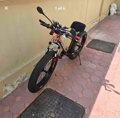 Fat-Tire Mountain Bike with Custom Seat - Great Condition