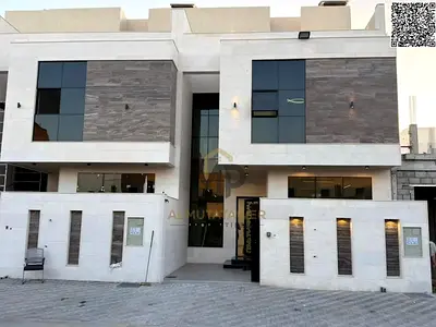 Luxury villa for sale in Ajman – 5 master bedrooms | Large living room | Registration included