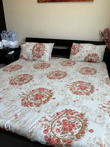 King bed with mattress for sale