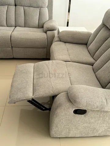 Urgent sale sofa set Light Grey 3-2-1 Seater