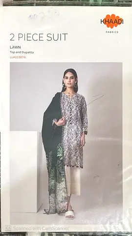 Khaadi 2-Piece Lawn Suit with Dupatta - Size Not Specified