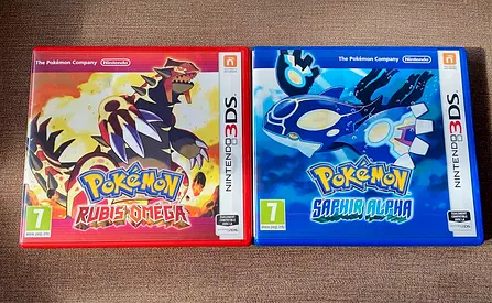 Pokemon Ruby Omega + Pokemon Sapphire Alpha (French and English)