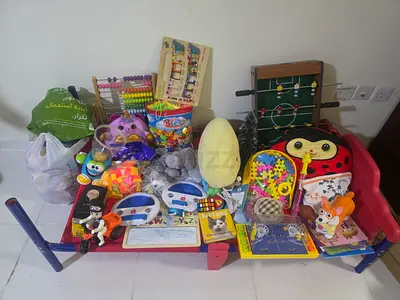 Mixed kids toys bundle — games, puzzles, plush, educational toys