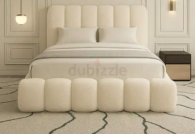 Tall headboard bubble padded queen hydraulic bed frame