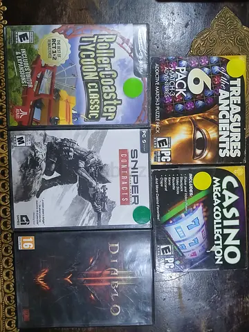 Collection of PC Games 190 dhs for all  price negotiable