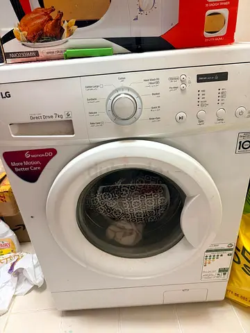 LG 7kg Front Load Washing Machine - Direct Drive, Good Condition