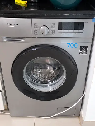 Samsung Front Load Washing Machine - 7kg, Silver (Perfect Working Condition)