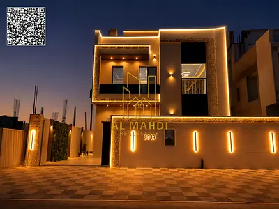 فيلا مودرن للبيع | طابقين وروف وتشطيبات سوبر ديلوكس شامل رسوم التسجيل والمياه والكهرباء بموقع مميز