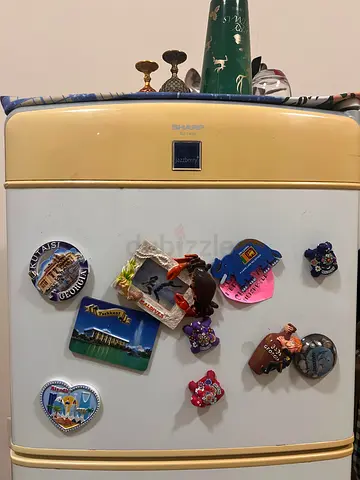 SHARP  Double-Door Refrigerator -  Top Freezer with compact chiller