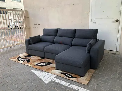Ikea eskilstuna Grey L-Shaped Sofa bed