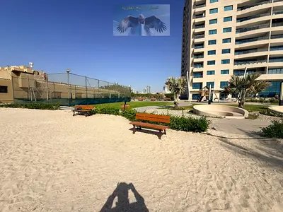 Three Bedroom Apartment for Rent in Al Khan Beach with Maid Room Private Beach Gym Pool Kids Area and Open View Terraces
