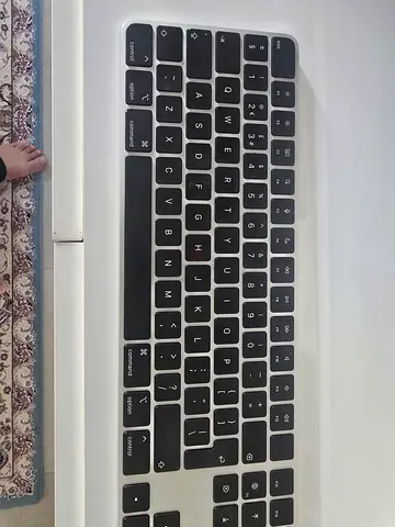 Original Apple keyboard with touch ID in great condition black long version