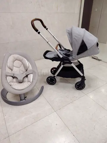 Nuna stroller and leaf swing