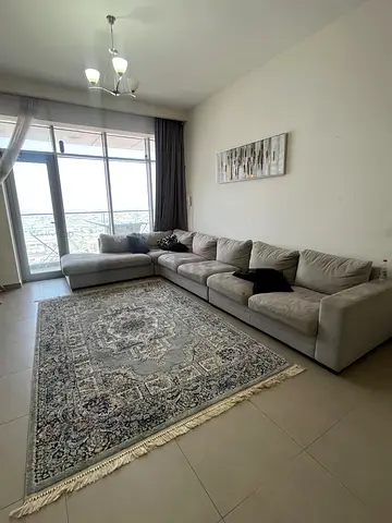 6-seater fluffy and comfortable L-shape sofa from Pan Emirates. Original price 6000.
