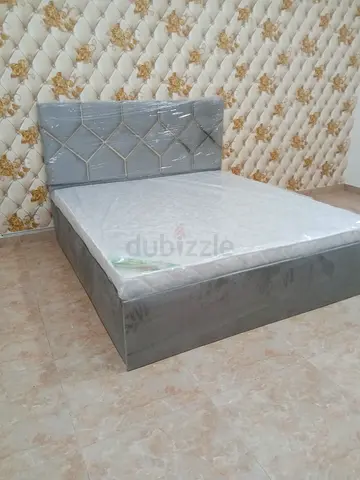 Brand New fabric wood Bed king size 180cm 200cm with medical mattress available