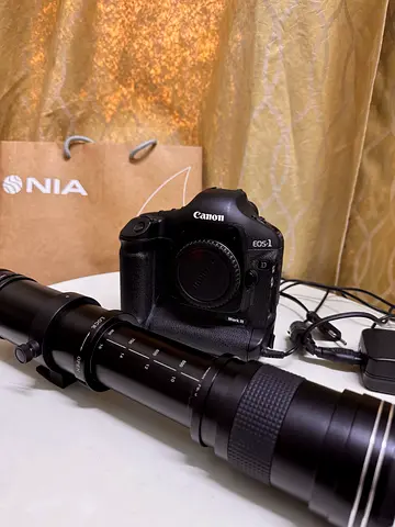 Canon 1 D mark 3 with 400 - 800 Tele lens