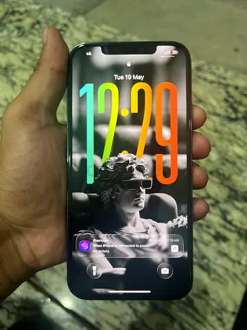 iPhone 12 Pro Max in Decent Condition - 128GB (Blue) Black Glass Cracked Box Included