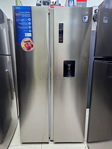 Free Delivery- Media Latest Model Side-by-Side Fridge and Freezer With Water Dispenser 90cm