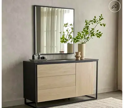 Rubik 3-Drawer Dresser with Mirror from Home Centre for AED 800 ✨