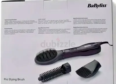 BaByliss Pro Styling Brush - Hair Straightening Brush with Attachments (Not used)