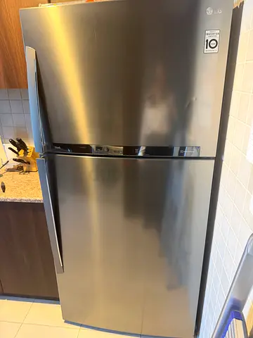 LG Top Freezer Refrigerator - Stainless Steel, 2-Door