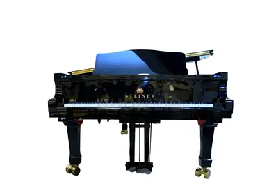 Steiner Baby Grand Piano - Polished Black, Excellent Condition