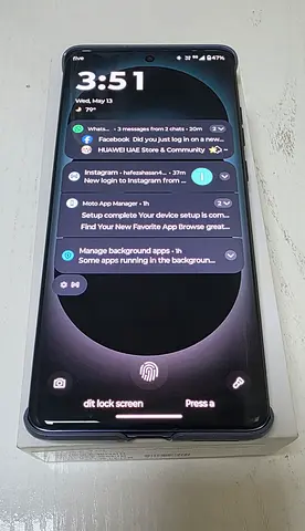 Exchange and sell Motorola edge 60 Fusion 
12+12 GB Ram 256 GB Storage Also Have 1 year warranty