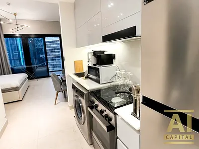 Fully Furnished Studio| High Floor | Balcony