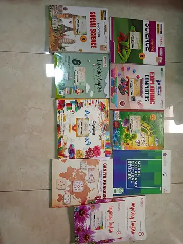 Set of Grade 8 School Textbooks of INDIA INTERNATIONAL SCHOOL SHARJAH