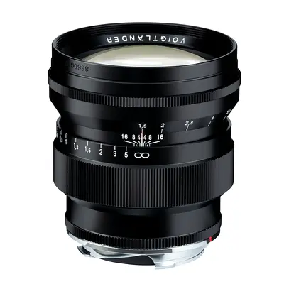 Voigtländer 75mm f/1.5 Nokton Lens (Mint Condition)