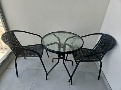 2 x Chairs  1 Table - Paradiso Bistro Set