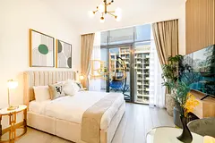 Luxury Furnished Studio | Pool View | Ready to move