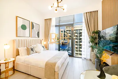 Luxury Furnished Studio | Pool View | Ready to move