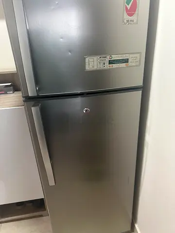 Bedroom with Fridge