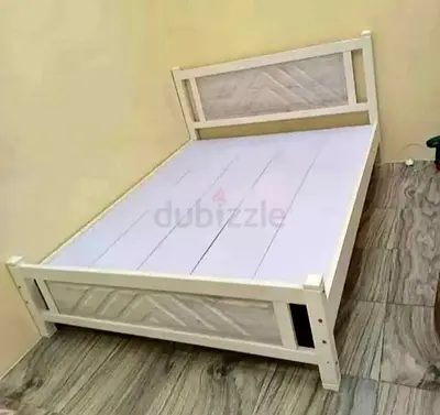 Brand New wood Bed queen size 150cm 190cm with medical mattress available