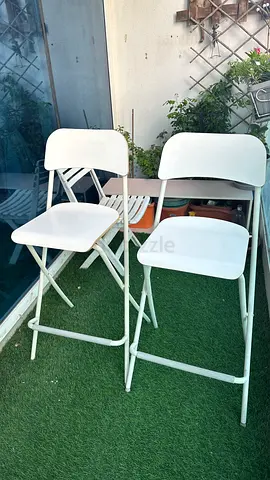 White IKEA barstool chairs FRANKLIN (negotiable)