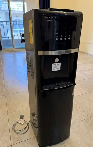 Hitachi Black Water Dispenser - Standing Cooler/Heater, Good Condition