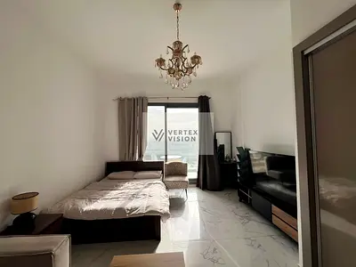 12 Cheques Fully Furnished Studio with Pool & Open View