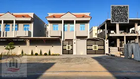Villa for rent in Ajman, Al Zahia area. It consists of 5 master bedrooms, a majlis (formal sitting r