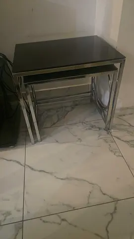 Brand new - Set of 2 Glass Side Tables