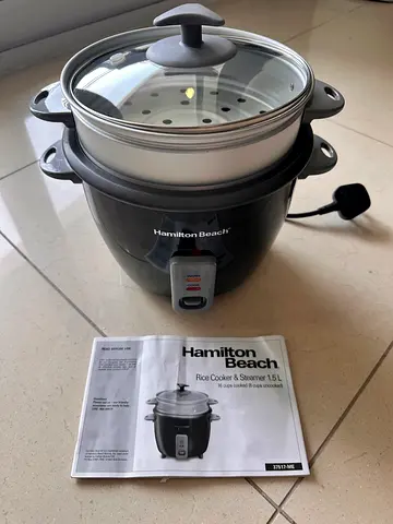 Rice cooker/steamer