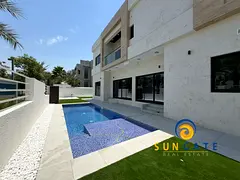 Lovely custom built with private pool on the park