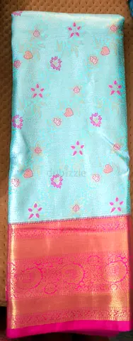Premium Kanchipattu beautiful combination brand new saree for sale