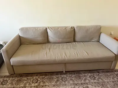 Ikea sofa bed with storage for sale