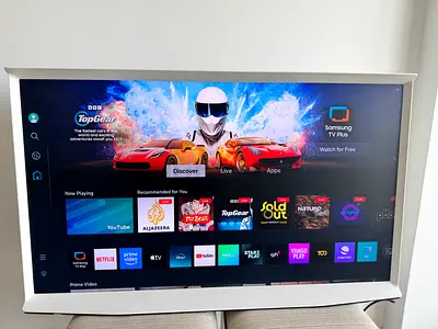 SAMSUNG 55 Inch The Serif LS01D QLED 4K 360 All Round Design Smart TV (No legs)