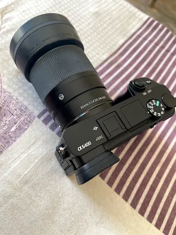 Sony a6400 with Sigma 30mm 1.4