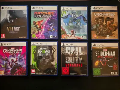 PS5 Game Bundle - 8 Titles