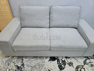 Comfortable 2+3 Seater Grey Fabric Sofa set