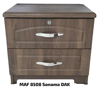 Sonoma Oak 2-Drawer Nightstand / Bedside Table (MAF 8508)