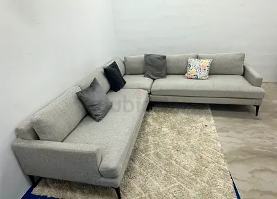 West elm corner sofa